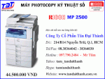 Máy Photocopy Ricoh Mp - 2500 Giá Rẻ, Photocopy Khổ A3 Ricoh Aficio Mp-2500 Chính Hãng