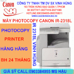 Canon Ir2318 L 8 Năm Liền Số 1 Thị Trường Việt Nam