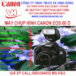 Canon Eos 60 D Body Mớicanon Uỷ Quyền Chính Thức