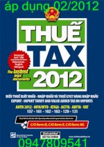 Biểu Thuế Xuất Nhập Khẩu 2012 Biểu Thuế Mới