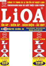 Lioa Nhat Linh Khuyến Mại Tết 2013-2014 20-30% On Ap Lioa ;Biến Áp Lioa ;Cong Ty Lioa ;Dai Ly Lioa ;Lioa Nhatlinh