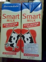 Sữa Tươi Tiệt Trùng Devonale Smart Milk - Sữa Giầu Canxi Ít Chất Béo - 1Lít