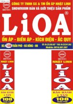 Lioa 2013 -On Ap Lioa 2013 -Giá Bán Lioa -Công Ty On Ap Lioa -On Ap Lioa 3 Pha 380V/220V/200V