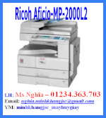 Ricoh 2000L2, Máy Photocopy Ricoh Aficio Mp 2000L2 Giá Cực Tốt, Chính Hãng Ricoh. Bảo Hành 24 Tháng Và Bảo Trì Tận Nơi Miễn Phí Vĩnh Viễn. Cty Cp Minh Khang Phân Phối Máy Photocopy Ricoh 2000L2.