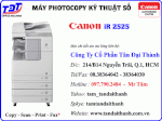 Photocopy Canon Ir-2525 | Canon Ir2525 Scan A3 Và In A3 , Có Sẵn In 2 Mặt Tự Động Giá Tốt