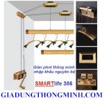 Giàn Phơi Thông Minh Smartlife 386 , Tiêu Chuẩn Châu Âu,Bảo Hành 1 Đổi 1 Trong 2 Năm