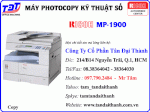 Nhà Phân Phối Máy Photocopy Ricoh Mp 1900 Hàng Chính Hãng
