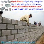 Gạch Block Công Ty Phát Triển Việt Nam - Đt: 08 39492682 - Fax: 08 39492683