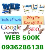 Thiết Kế Web Giá 500K, Anh Chị Toàn Quyền Quản Lý Web, Km Đăng Tin Quảng Bá Web