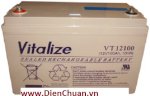 Ắc Quy Viễn Thông Vitalize 12V-100Ah Vt12100 , Ac Quy Vitalize 100Ah-12V