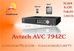 Avtech Avc794 | Avtech Avc794Zc | Avtech Avc 794Zc | Avtech Avc794 Zc | Avc794Zc | Đầu Ghi Hình Kts 04 Kênh Full D1 +  Ivs + Dccs Avtech Avc794Zc