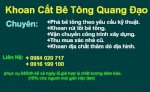 Khoan Cat Be Tong Tai Thanh Hoa & Ha Noi