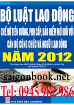 Bộ Luật Lao Động Việt Nam 2012