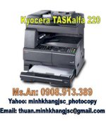 Máy Photocopy Kyocera Taskalfa 220, Kyocera 220 Chính Hãng Giá Rẻ, Giao Hàng Miễn Phí Tận Nơi.