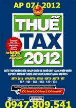 Biểu Thuế Xuất Nhập Khẩu 2013 - Biểu Thuế 2013