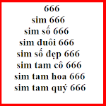 Sim 666, Sim Số 666, Sim Tam Hoa 666, Sim Có 3 Số Cuối 666
