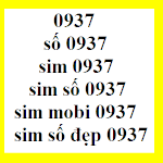 Sim 0937, Sim Mobi 0937, Sim Số 0937, Sim Đẹp 0937, Số Đẹp 0937