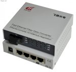 Ethernet Switch Quang 1 Cổng Fx + 4 Cổng Rj45 Fh-Net