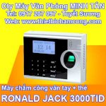 Máy Chấm Công Giá Rẻ Châm Bằng Dấu Vân Tay Mắt Đọc Chống Trầy - 3000 Tid