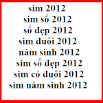 Sim 198X, 197X, Sim Năm Sinh 2012, Sim Số Đẹp 2012, Năm Sinh 2012, Sim 2012