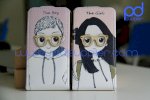 Bao Da The Boy & The Girl Cho Iphone 4/4S - The Boy The Girl Leather Case