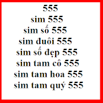 Sim 555, Sim Tam Cô 555, Sim Tam Hoa 555, Sim Tam Quý 555, Sim Vip 555