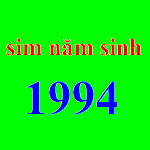 Bán Sim Năm Sinh 1994, Sim Số Đẹp Có Đuôi 1994, Sim Vip 1994, Sim Số 1994
