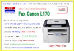 Máy Fax Canon L170, Máy Fax Laser Đen Trắng Canon L170: Copy - In - Fax Khổ A4