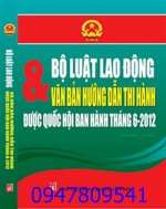 Luật Lao Động Tiếng Hoa 2012, Sách Mới Nhất