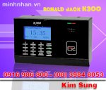 Máy Chấm Công Bằng  Thẻ Cảm Ứng K300 Tặng Thẻ Cảm Ứng-Lh Kim Sung 0916 986 800-08.3984 8053