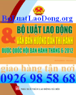 Sách Bộ Luật Lao Động Ban Hành Ngày 18-6-2012, Mới Nhất