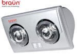 Đèn Sưởi Nhà Tắm Braun 2 Bóng Bu02 Giá Tốt Bảo Hành 12 Tháng