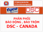 Nhập Khẩu Phân Phối Thiết Bị Báo Động, Báo Trộm (Dsc-Canada)