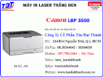 Bán Máy In A3 Laser Trắng Đen Canon Lbp 3500 Mới 100% Chính Hãng Canon