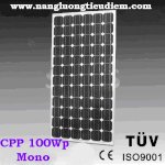 Pin Mặt Trời Cho Gia Đình Cpp 100Wp Monocrystalline