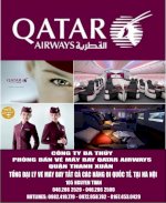 Vé Quốc Tế - Đại Lí Vé Cấp I Các Hãng Vietnam Airline -  Qatar - Lot - Thailan