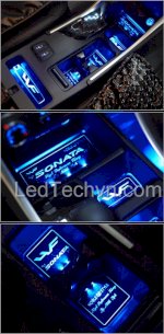 Lót Cốc Có Đèn Led Cho Xe Hyundai Sonata Yf