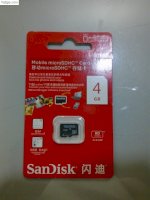 Thẻ Nhớ Micro Sd Sandisk 4Gb - 8Gb Class 4. Hàng Chính Hãng. Bh: 5 Năm - 1 Đổi 1