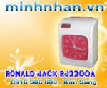 Máy Bấm Thẻ, Máy Chấm Công Ronald Jack Rj 2200 Alo: 0916 986 800 Giá Rẻ