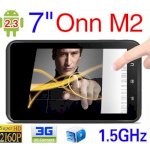 Onn M2 / Dual-Core / - Dual Core Cotex A9 1.5Ghz - Ram Ddr3 1G - Màn Ips 7Inch*1024X600 - 2 Camera Trước, Sau - Hàng Chính Hãng Bảo Hành 12 Tháng