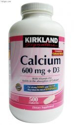 Bổ Trợ Xương Khớp Calcium D3, 600Mg, 500 Viên
