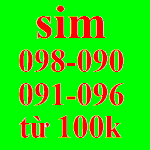 Sim 096, Sim 098, Sim 090, Sim 091, 094 Giá Từ 100K-Simhcm.com, Simhn.net