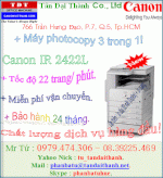 Máy, Photocopy, Canon Ir 2422L, Canon 2422L, Canon Ir 2422L. Chiết Khấu Linh Hoạt, Miễn Phí Dịch Vụ 5 Năm.
