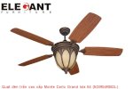 Quạt Đèn Trần Cao Cấp Monte Carlo Grand Isle 54 (5Gir54Rbdl), Là Sản Phẩm Mới Nhất Của  Monte Carlo, Làm Thay Đổi Không Gian Phòng Khách Của Gia Đình Bạn.