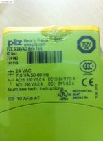774140 Pilz | Pze 9 24Vac 8N/O 1N/C | Pilz Vietnam | Pitesco Stock | Relay An Toàn | Pitesco Vietnam