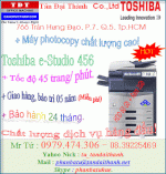 Toshiba 456, Toshiba Studio 456, Toshiba E-Studio 456, Máy Photocopy Toshiba E Studio 456, Tốc Độ 45 Trang/Phút, Miễn Phí Dịch Vụ 05 Năm, Chiết Khấu Linh Hoạt.