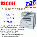 Máy Photocopy Ricoh Laser Aficio Mp 201 Spf Copy – Print – Scan – Fax