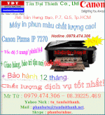 Máy In Phun Màu, Canon Pixma Ip 7270, In Wifi, In 02 Mặt, Canon Pixma Ip-7270, Canon Pixma 7270, Giá Rẻ Nhất