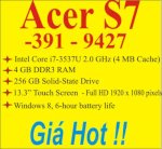 Acer Aspire S7-391-9427 Core I7-3537U - 13.3-Inch Full Hd Touchscreen Ultrabook (White)