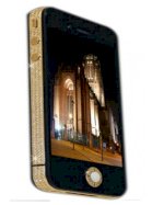 Goldstriker Apple Iphone 4 Swarovski Gold Deluxe
